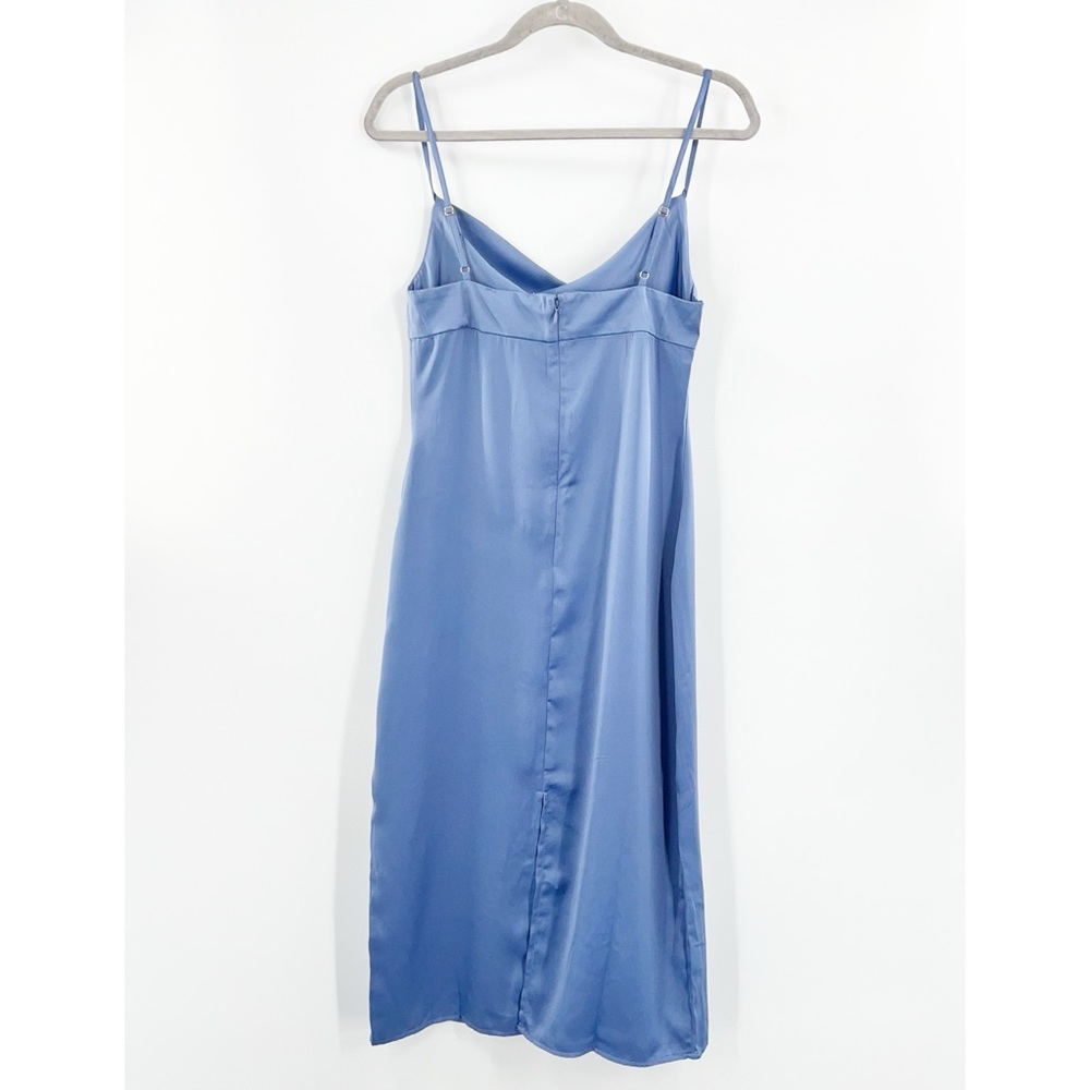 WeWoreWhat NWT Cowl Midi Dress in Slate Blue size 6 - Picture 4 of 8
